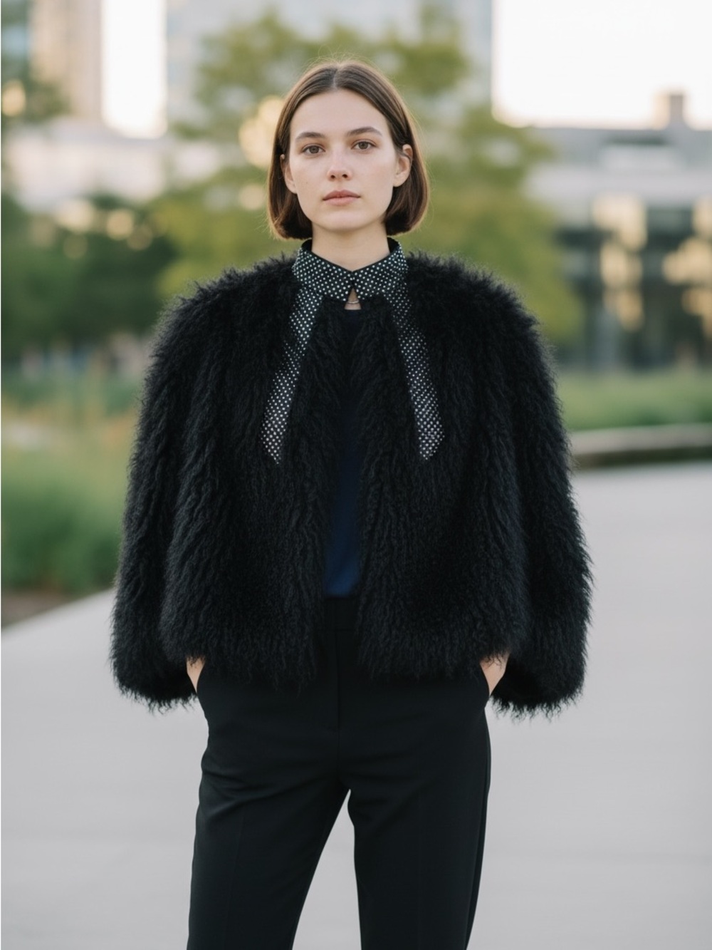 J . Mendel Paris France Fur Jacket